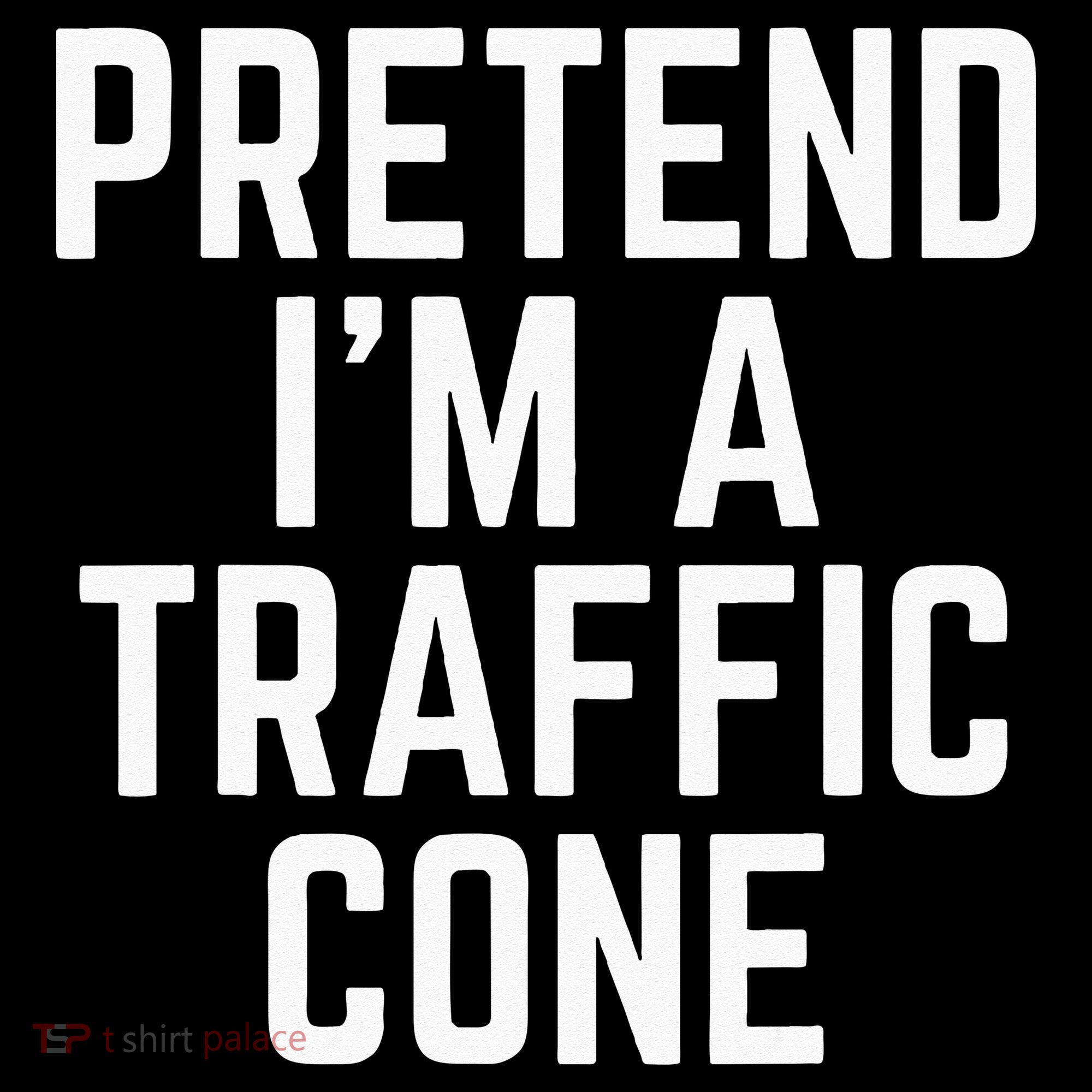 Pretend Im A Traffic Cone Women's Hoodie
