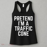 Pretend Im A Traffic Cone Women's Tank Top thumb 3
