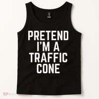 Pretend Im A Traffic Cone Tank Top thumb 2