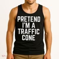 Pretend Im A Traffic Cone Tank Top thumb 3