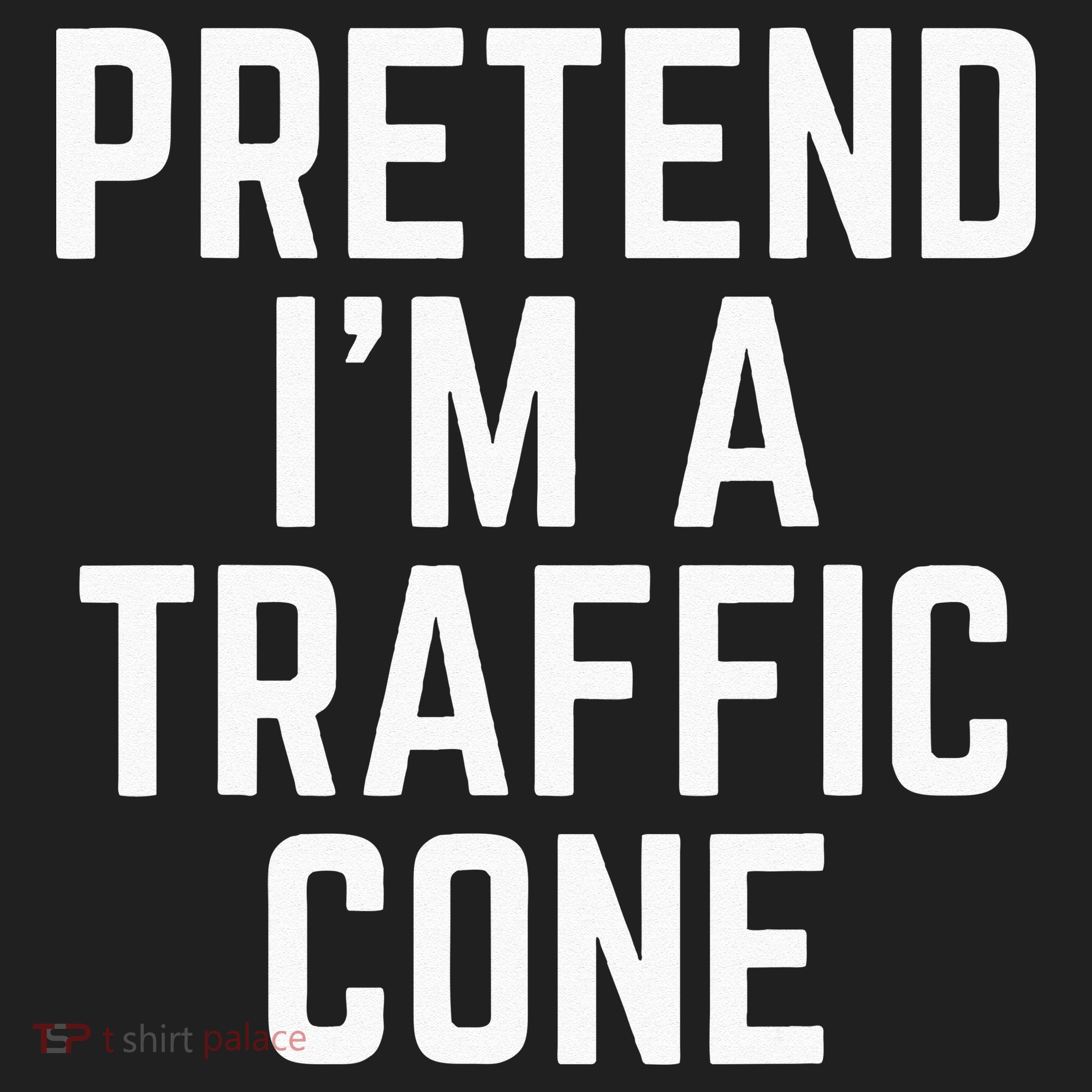 Pretend Im A Traffic Cone Golf Towel