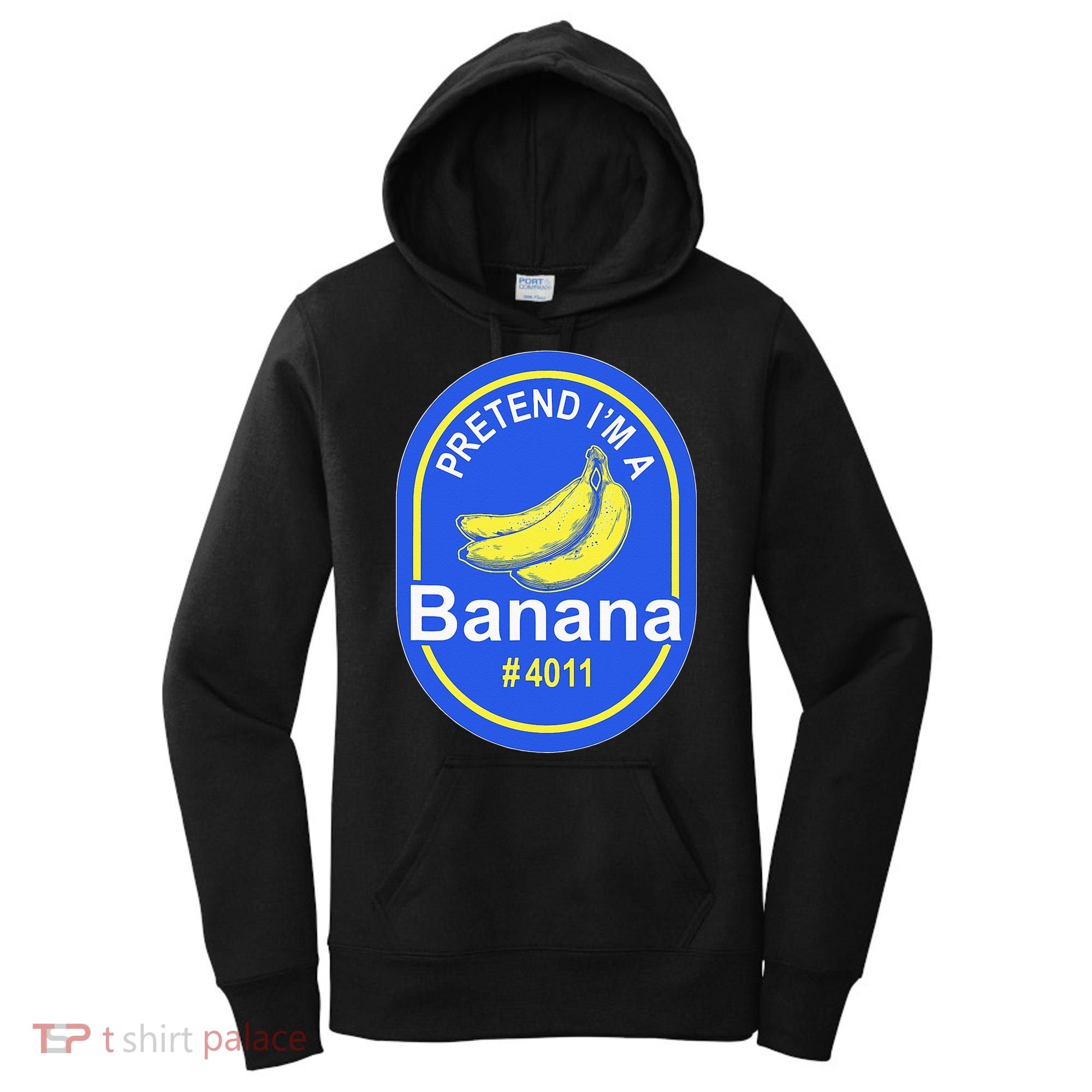 Pretend Im A Banana Lazy Halloween Last Minute Costume Women's Hoodie