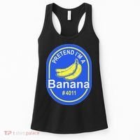 Pretend Im A Banana Lazy Halloween Last Minute Costume Women's Tank Top thumb 0