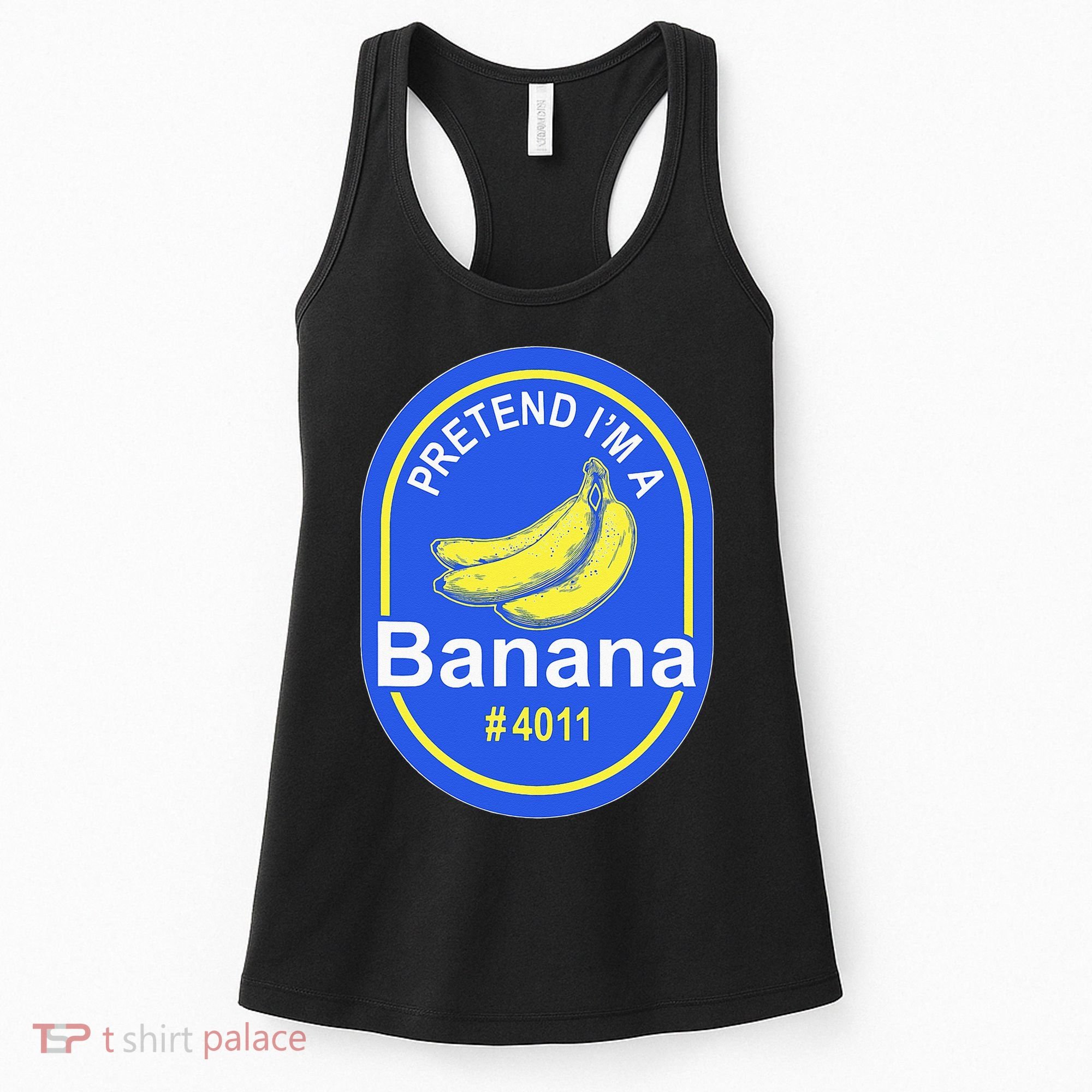 Pretend Im A Banana Lazy Halloween Last Minute Costume Women's Tank Top