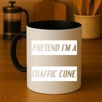 Pretend Im A Traffic Cone Costume Easy Halloween Costume Coffee Mug thumb 4
