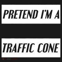 Pretend Im A Traffic Cone Costume Easy Halloween Costume Women's Hoodie thumb 2
