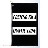 Pretend Im A Traffic Cone Costume Easy Halloween Costume Golf Towel thumb 0