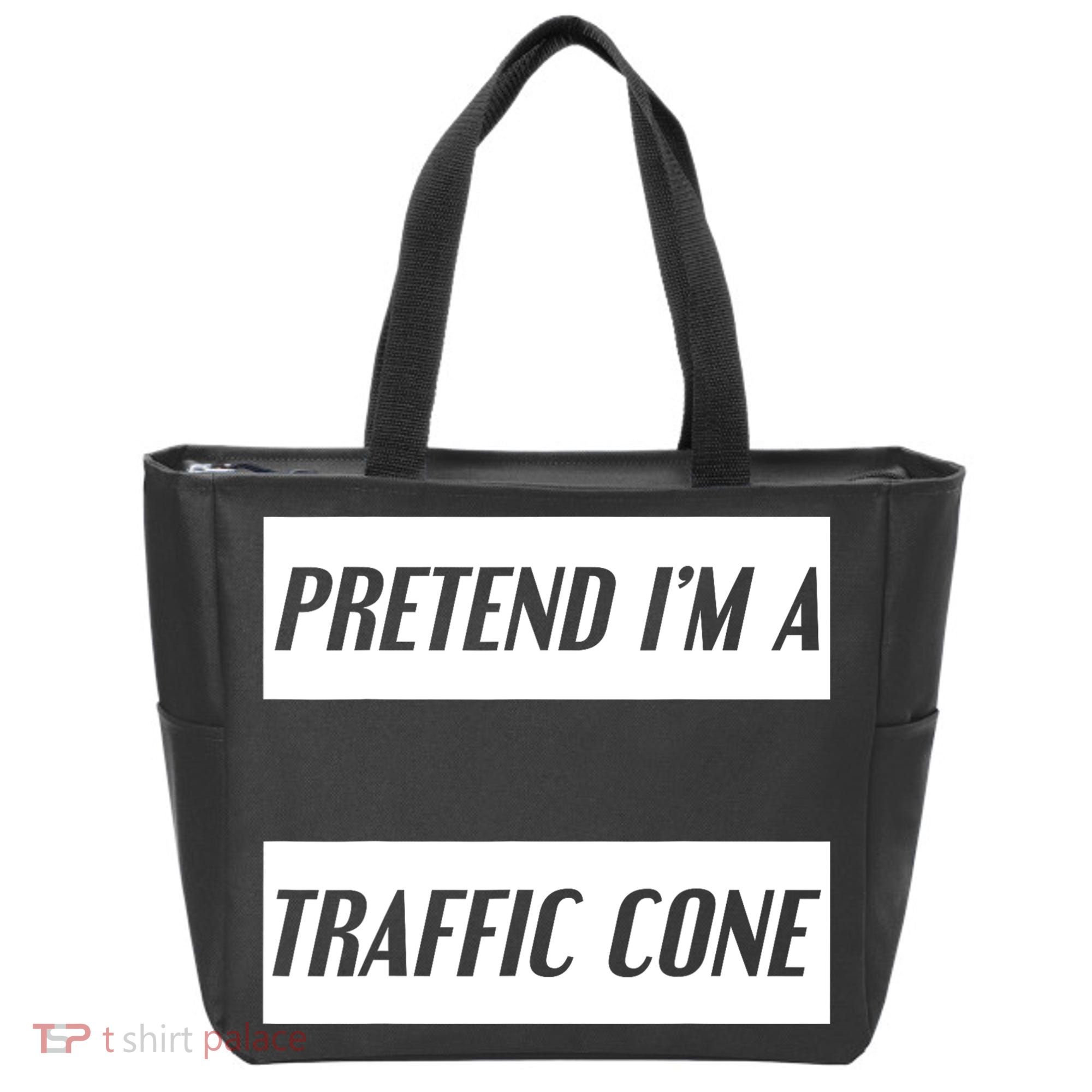 Pretend Im A Traffic Cone Costume Easy Halloween Costume Tote Bag