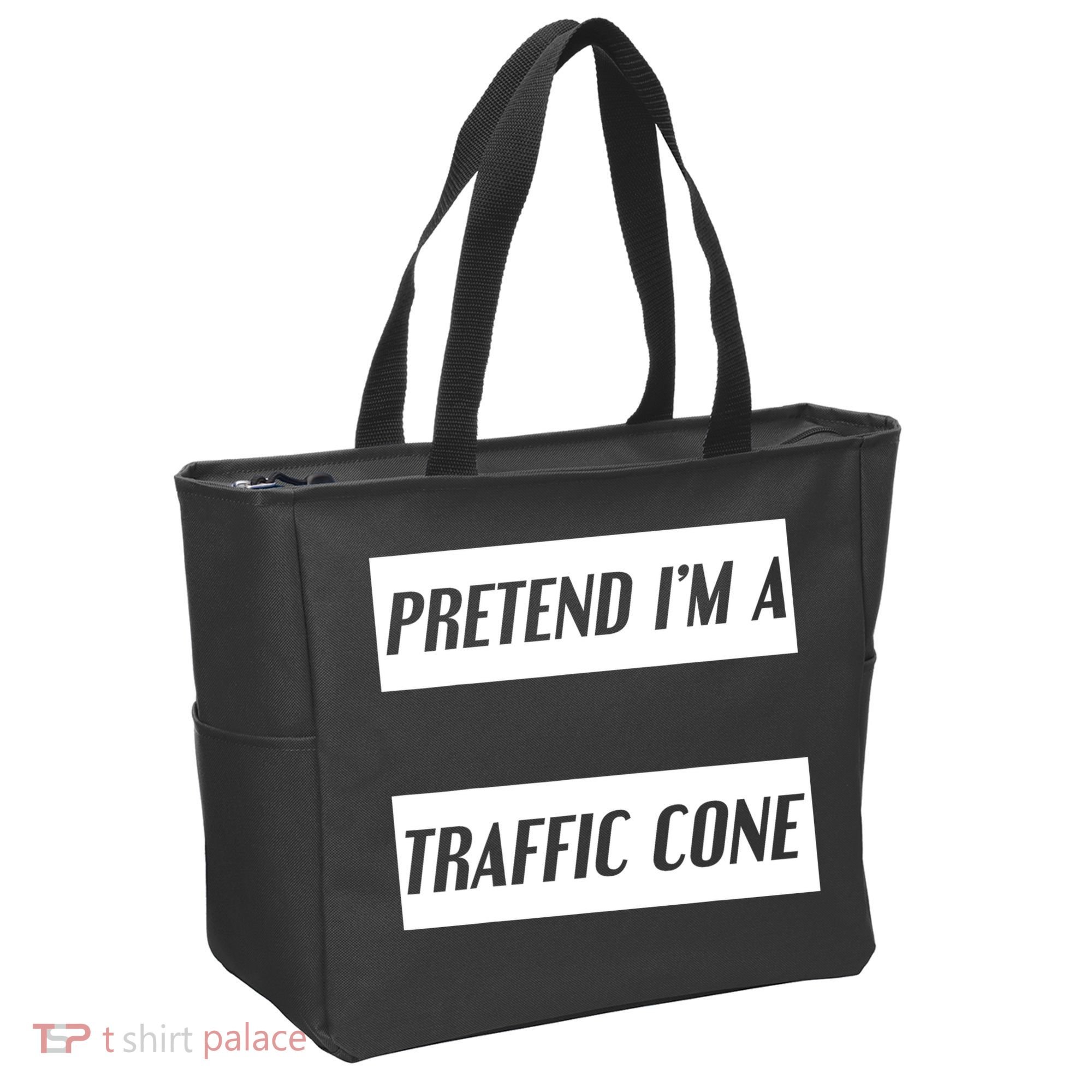 Pretend Im A Traffic Cone Costume Easy Halloween Costume Tote Bag