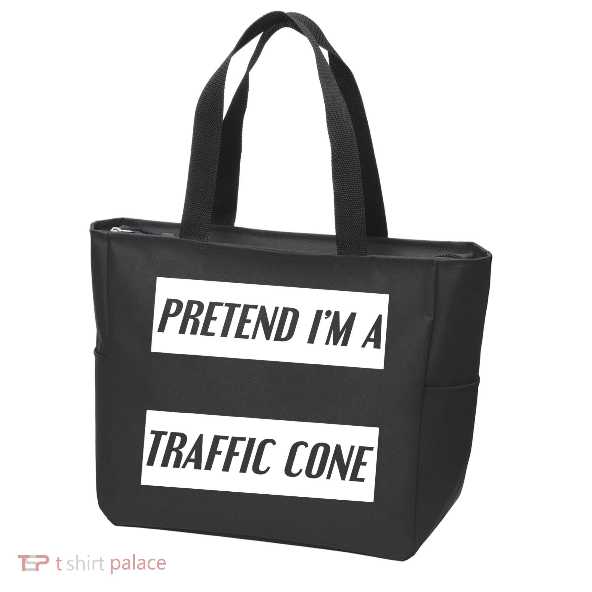 Pretend Im A Traffic Cone Costume Easy Halloween Costume Tote Bag