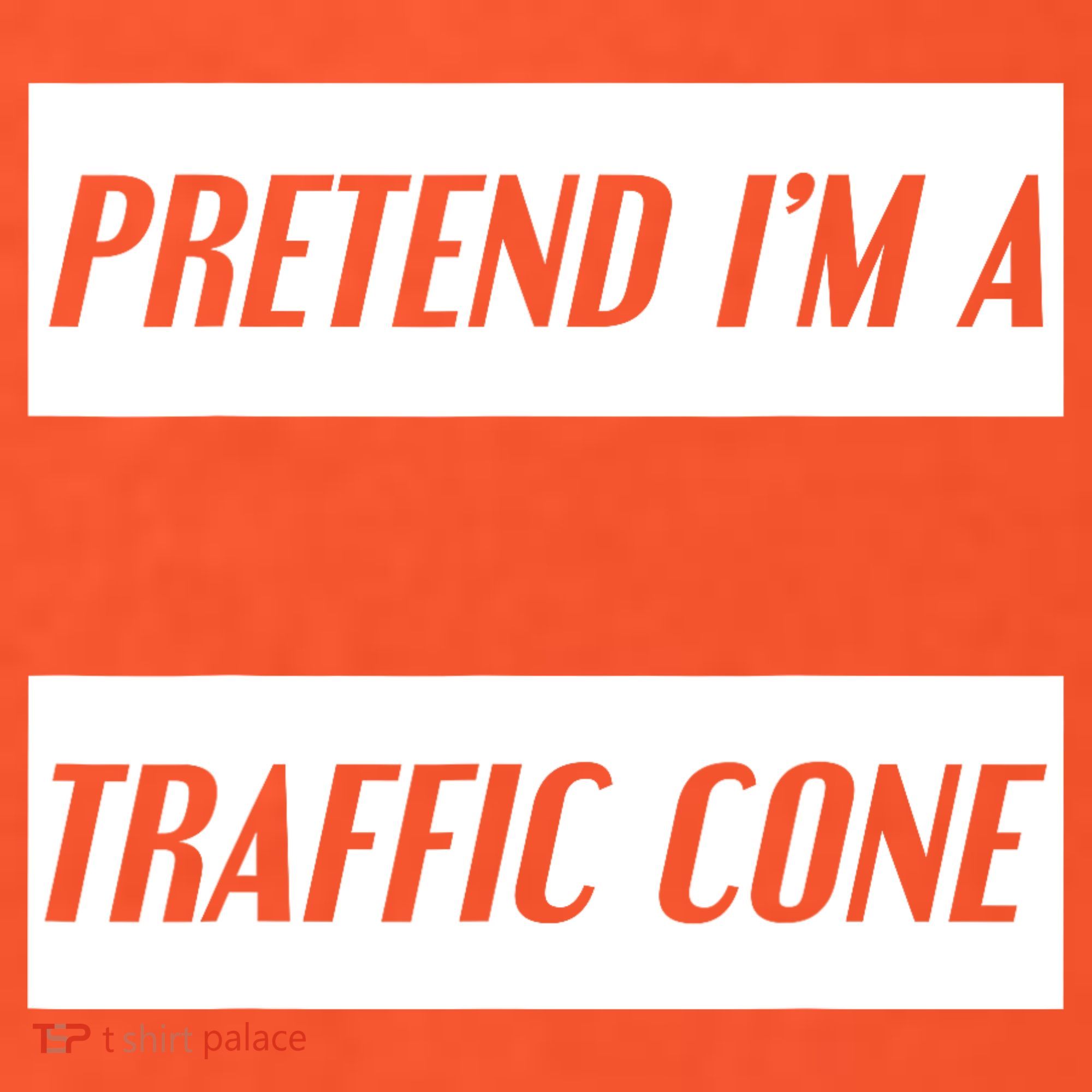 Pretend Im A Traffic Cone Costume Easy Halloween Costume Kids Hoodie