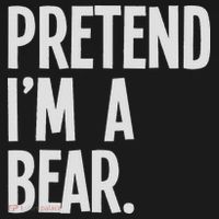 Pretend I'm A Bear Funny Halloween Party Costume Sweatshirt thumb 3