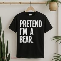 Pretend I'm A Bear Funny Halloween Party Costume T-Shirt thumb 2