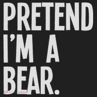 Pretend I'm A Bear Funny Halloween Party Costume Beanie thumb 2