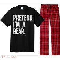 Pretend I'm A Bear Funny Halloween Party Costume Pajama Set thumb 0