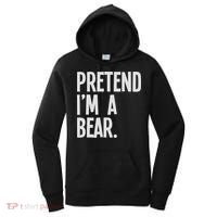 Pretend I'm A Bear Funny Halloween Party Costume Women's Hoodie thumb 0