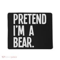 Pretend I'm A Bear Funny Halloween Party Costume Mousepad thumb 0