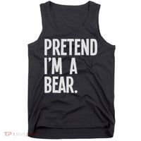 Pretend I'm A Bear Funny Halloween Party Costume Tank Top thumb 0
