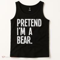 Pretend I'm A Bear Funny Halloween Party Costume Tank Top thumb 2