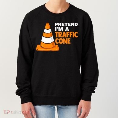 Pretend Im A Traffic Cone Costume Women's Sweatshirt