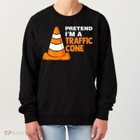 Pretend Im A Traffic Cone Costume Women's Sweatshirt thumb 0