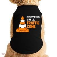 Pretend Im A Traffic Cone Costume Doggie Tank thumb 0