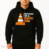 Pretend Im A Traffic Cone Costume Hoodie thumb 2