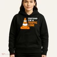 Pretend Im A Traffic Cone Costume Hoodie thumb 5