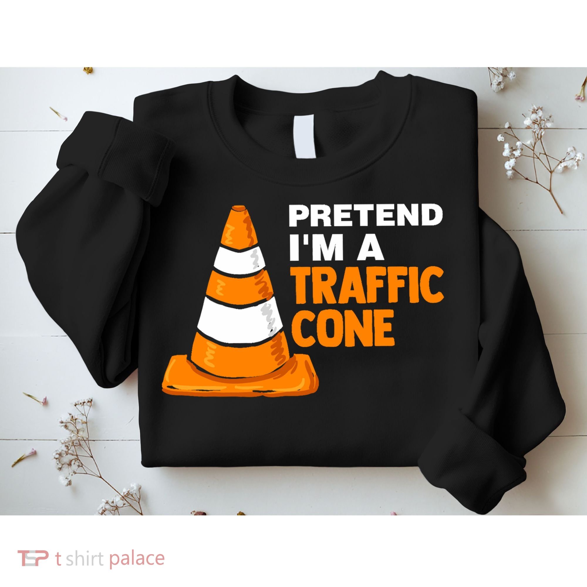Pretend Im A Traffic Cone Costume Sweatshirt