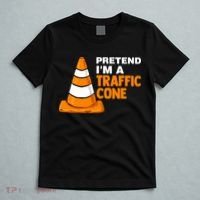 Pretend Im A Traffic Cone Costume T-Shirt thumb 5