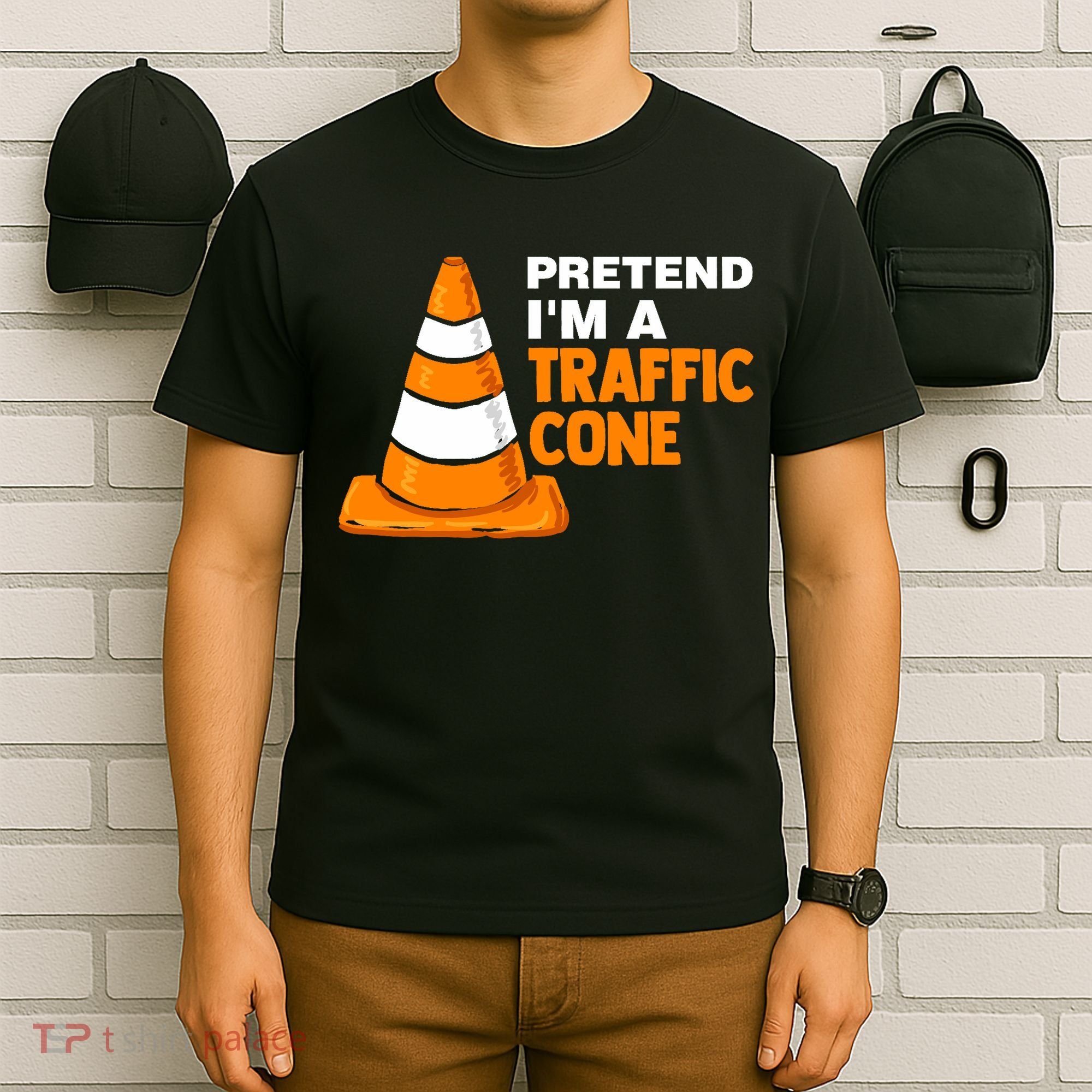 Pretend Im A Traffic Cone Costume T-Shirt