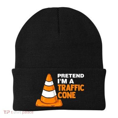 Pretend Im A Traffic Cone Costume Beanie