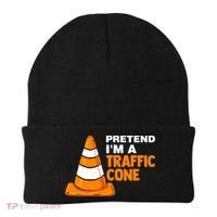 Pretend Im A Traffic Cone Costume Beanie thumb 0