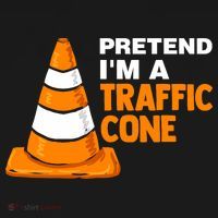 Pretend Im A Traffic Cone Costume Coaster thumb 2