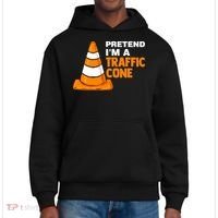 Pretend Im A Traffic Cone Costume District V.I.T. Heavyweight Hoodie thumb 0