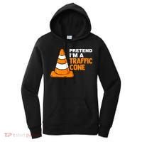 Pretend Im A Traffic Cone Costume Women's Hoodie thumb 0