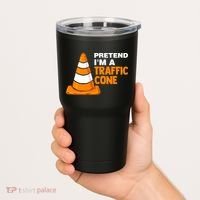 Pretend Im A Traffic Cone Costume Tumbler thumb 2