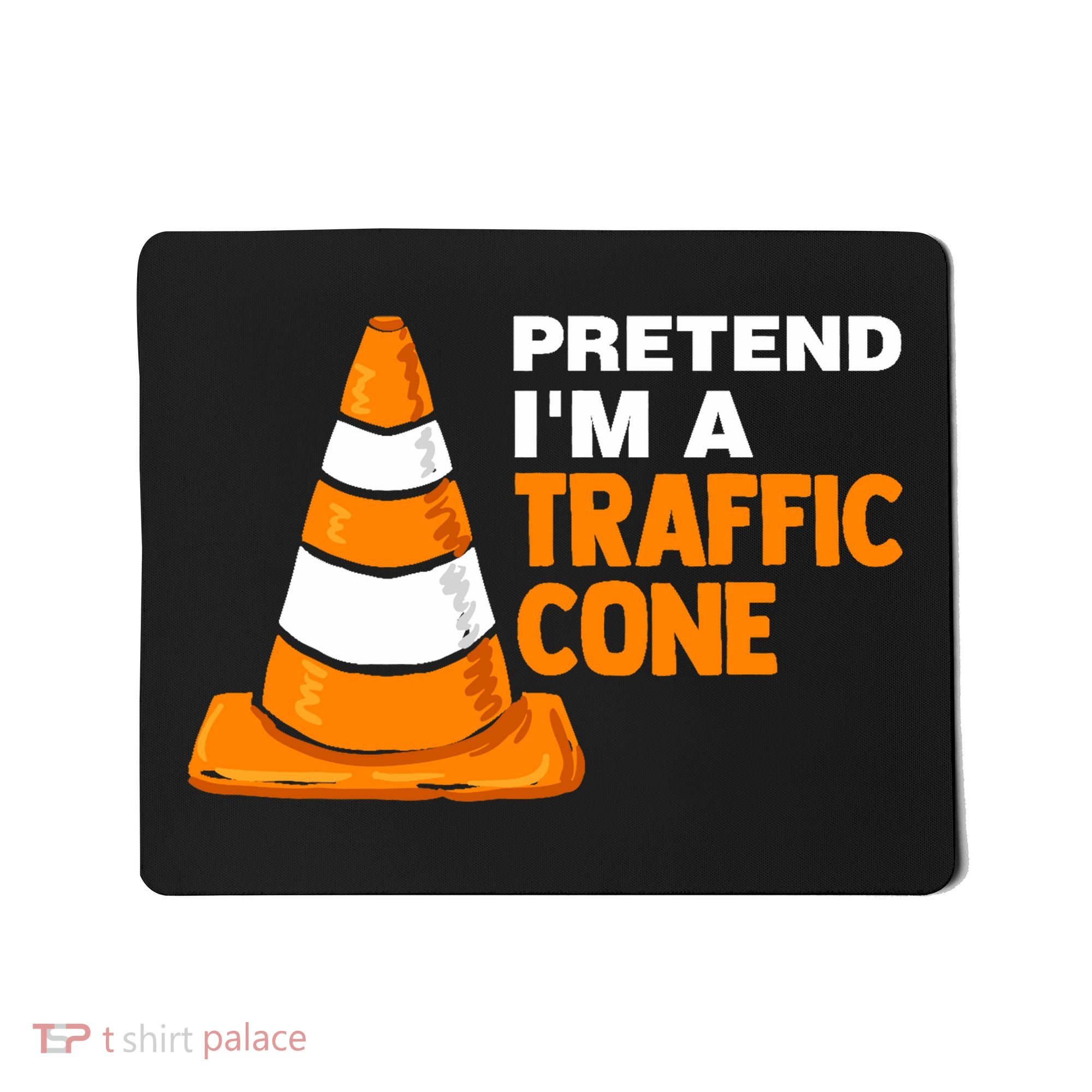 Pretend Im A Traffic Cone Costume Mousepad