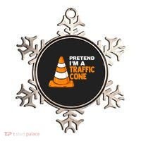 Pretend Im A Traffic Cone Costume Ornament thumb 0