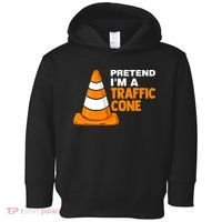Pretend Im A Traffic Cone Costume Toddler Hoodie thumb 0