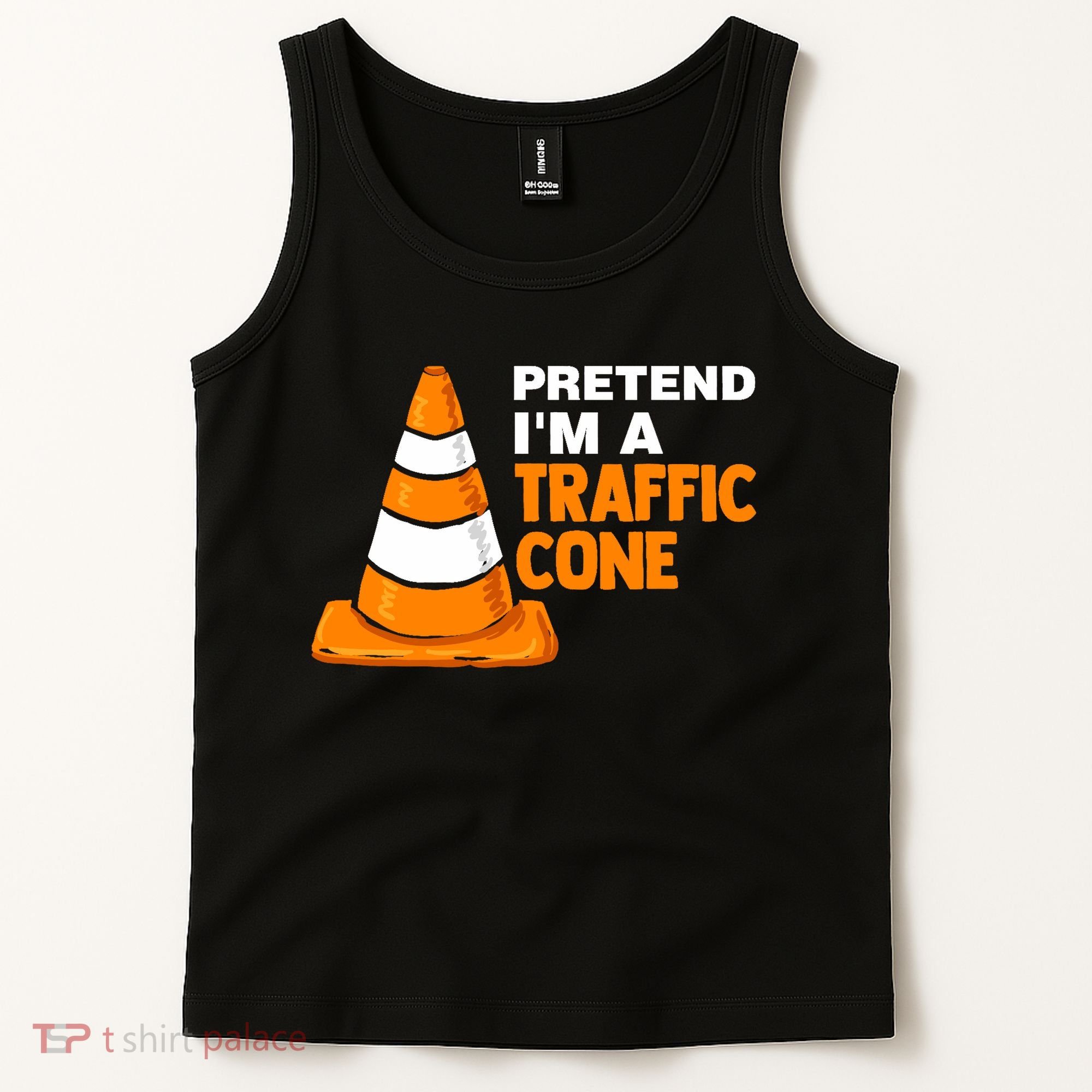 Pretend Im A Traffic Cone Costume Tank Top