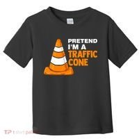 Pretend Im A Traffic Cone Costume Toddler T-Shirt thumb 0