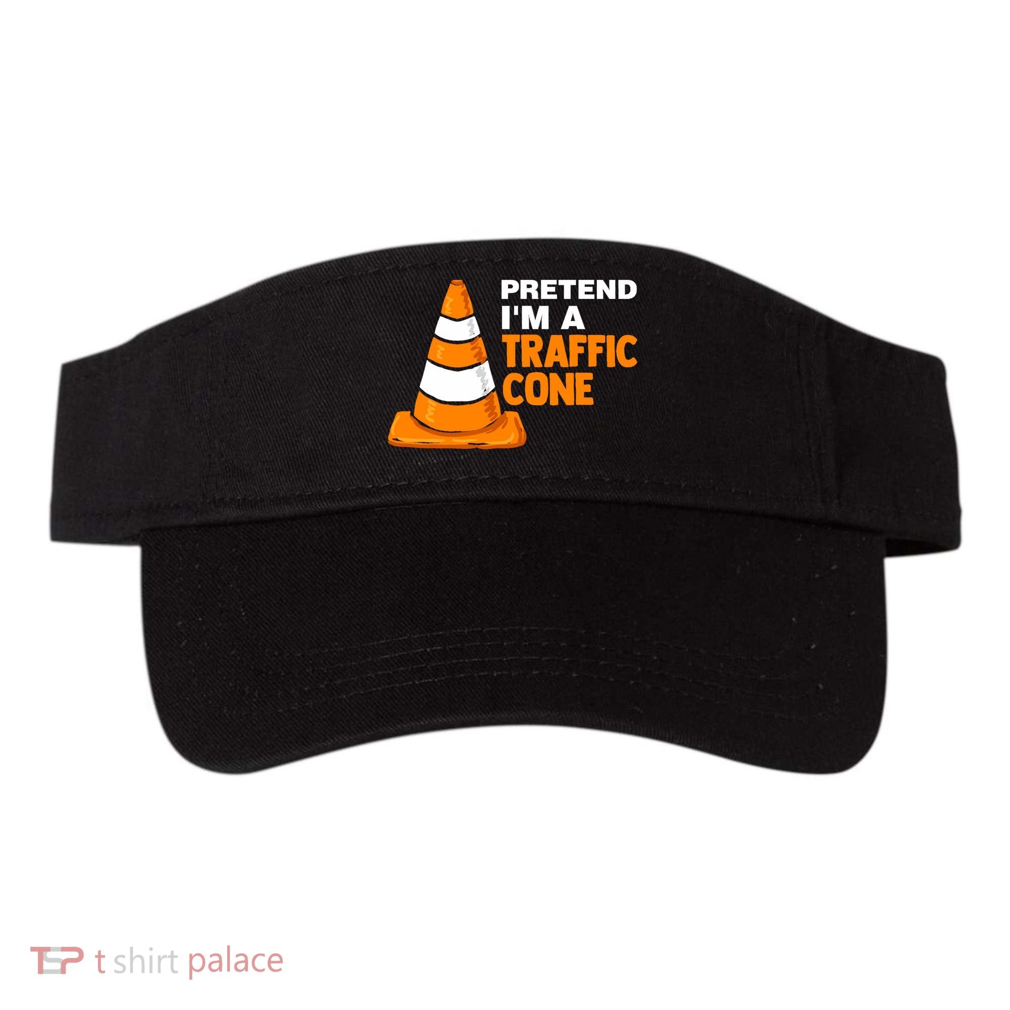 Pretend Im A Traffic Cone Costume Visor