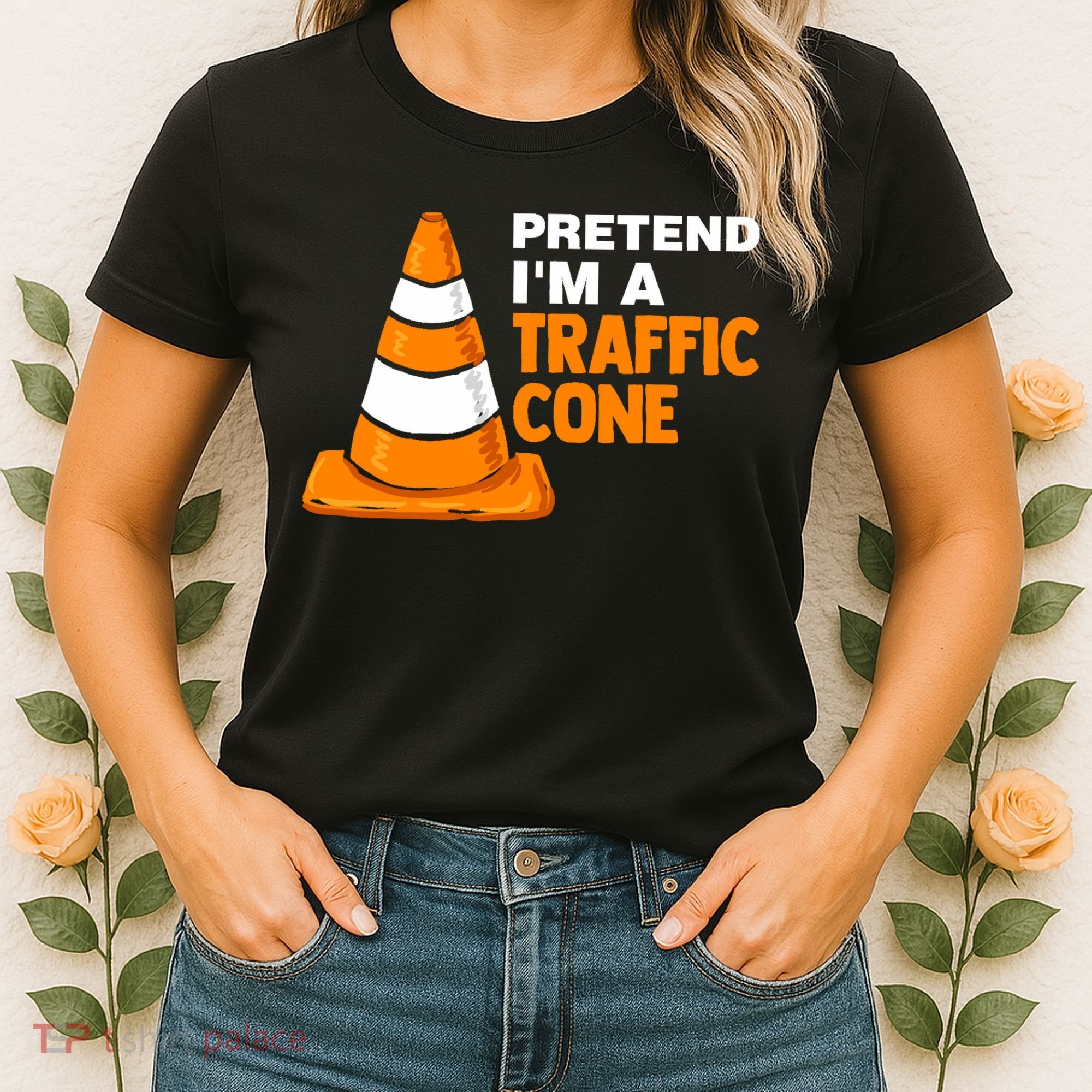 Pretend Im A Traffic Cone Costume Women's T-Shirt