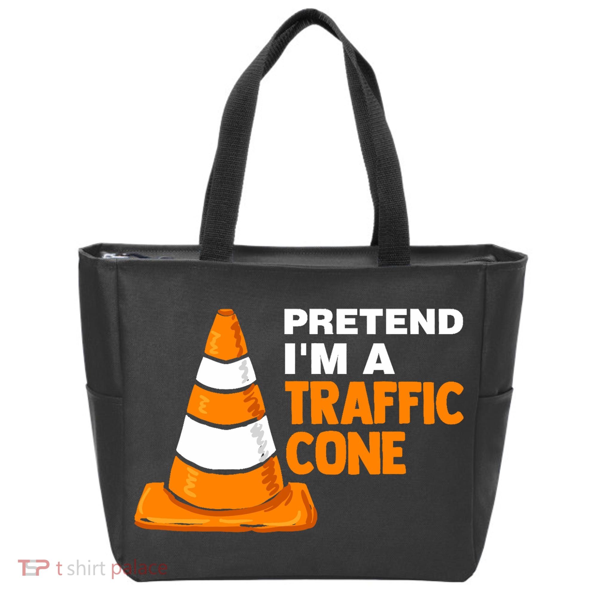 Pretend Im A Traffic Cone Costume Tote Bag