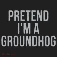 Pretend Im A Groundhog Lazy Halloween Costume Hat thumb 2