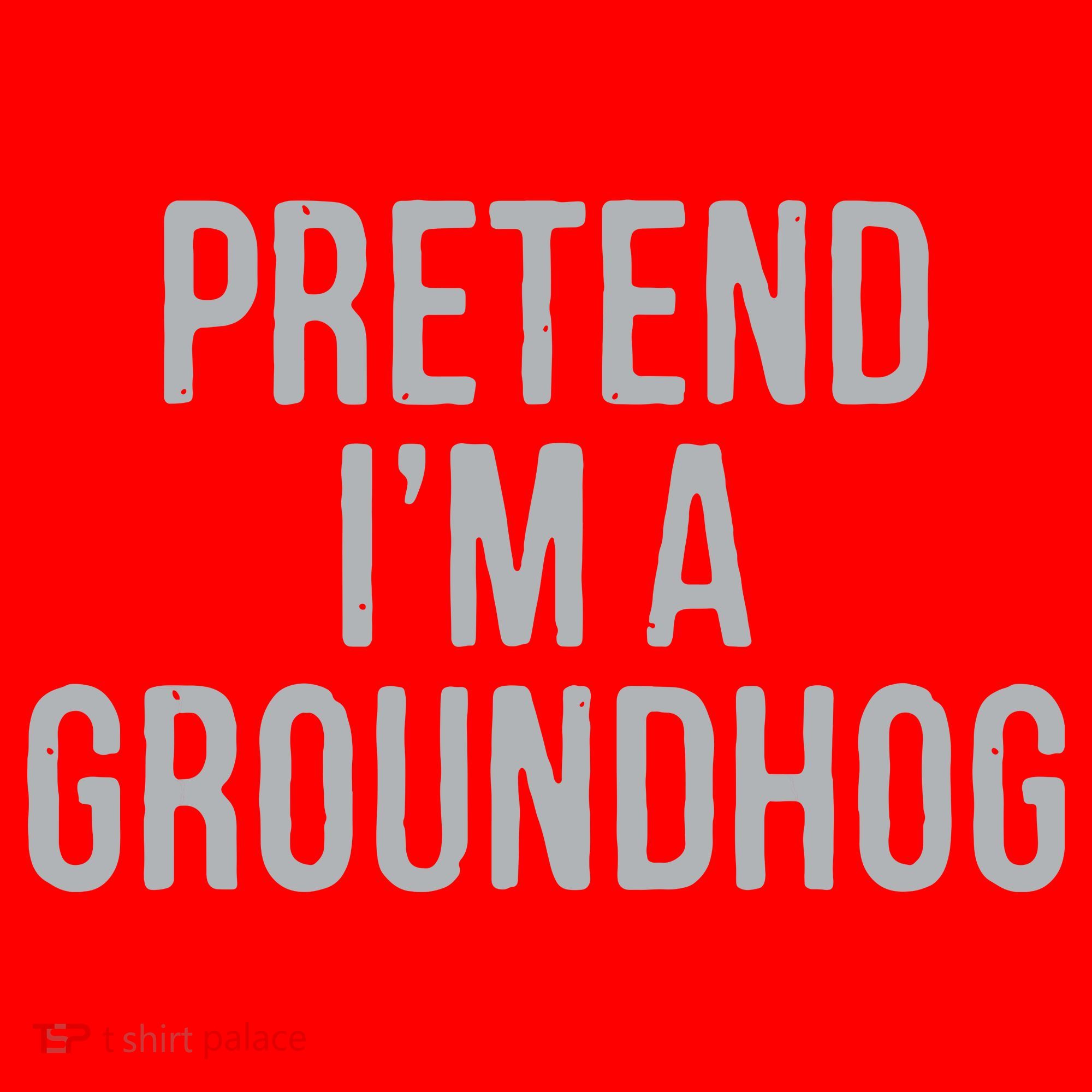 Pretend Im A Groundhog Lazy Halloween Costume Santa Hat