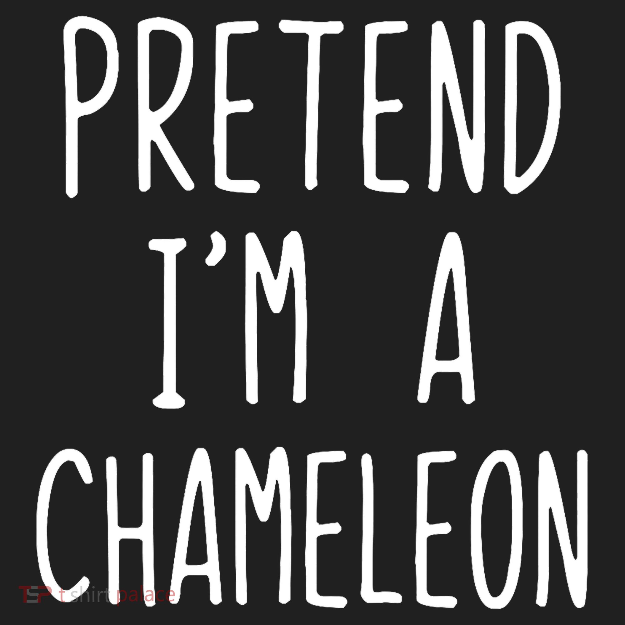 Pretend IM A Chameleon Costume Halloween Lazy Quick Pretend IM A Chamel Women's Sweatshirt