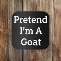 Pretend I'm A Goat Costume Party Funny Halloween Goat Coaster thumb 0