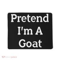 Pretend I'm A Goat Costume Party Funny Halloween Goat Mousepad thumb 0